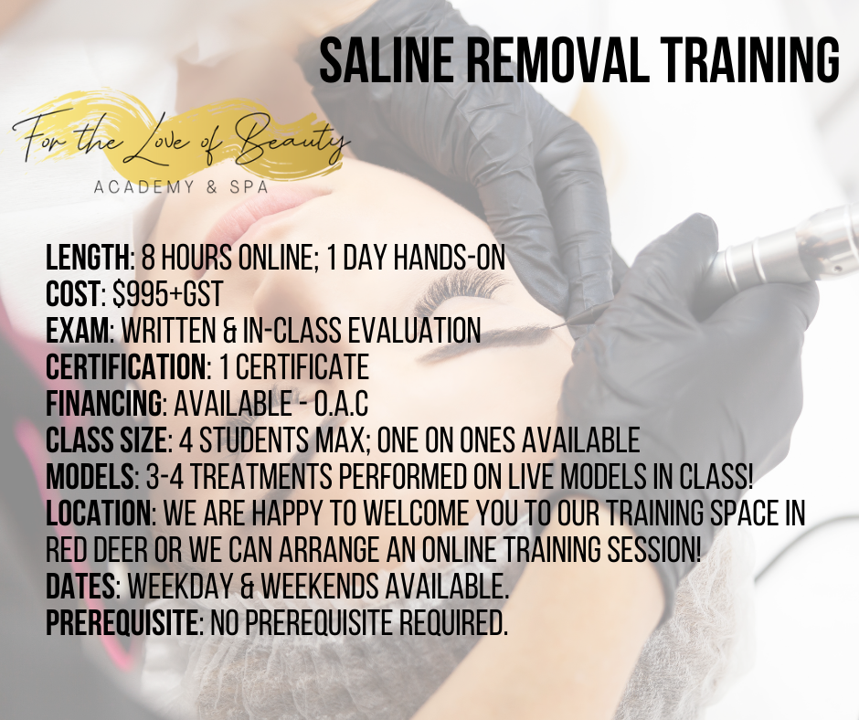 Saline Removal Training