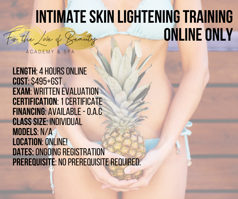 Intimate Skin Lightening Certification - Online Only